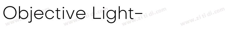 Objective Light字体转换